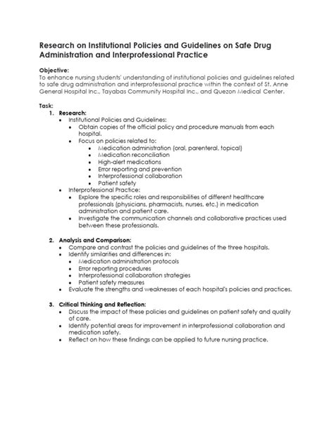 GUIDELINES ON THE INSTITUTIONALIZATION OF A DRUG .
